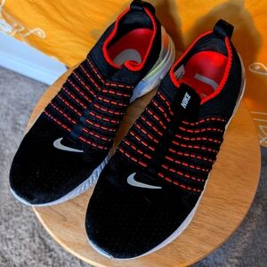 Nike high glide neon running shoes